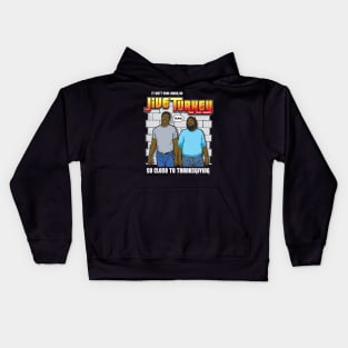 Thanksgiving It Ain't Cool Being No Jive Turkey Kids Hoodie